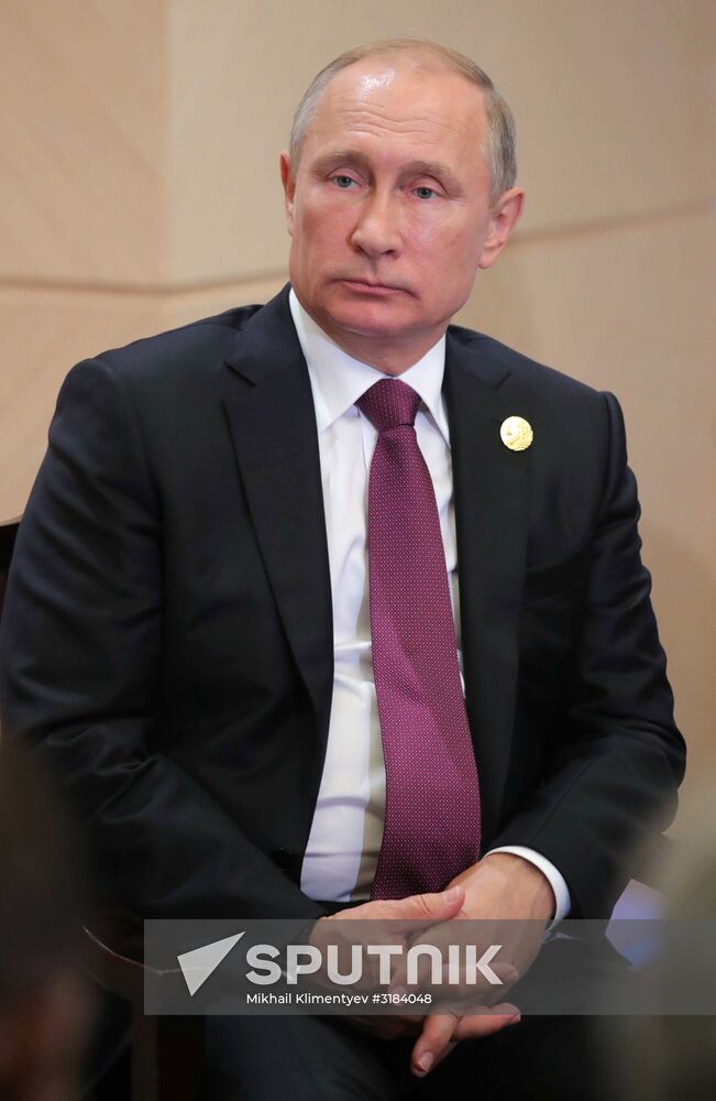 Russian President Vladimir Putin participates in BRICS summit