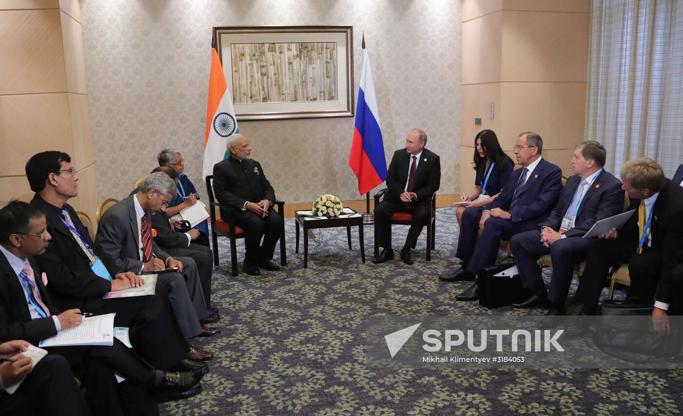 Russian President Vladimir Putin participates in BRICS summit