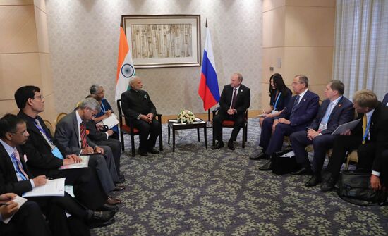 Russian President Vladimir Putin participates in BRICS summit