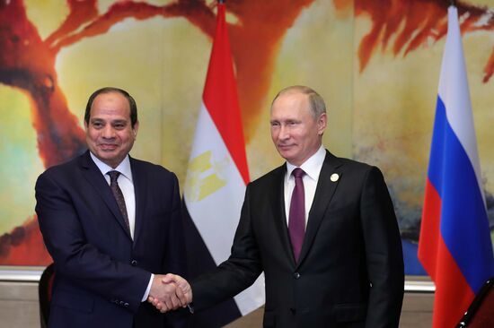 Russian President Vladimir Putin participates in BRICS summit