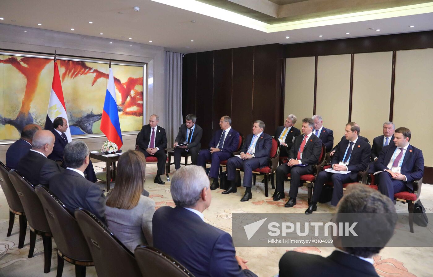 Russian President Vladimir Putin participates in BRICS summit