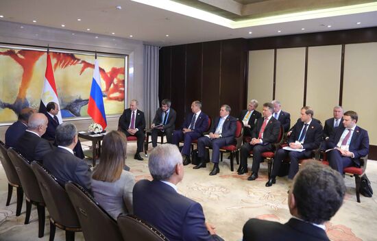 Russian President Vladimir Putin participates in BRICS summit