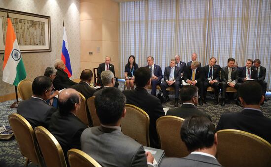 Russian President Vladimir Putin participates in BRICS summit