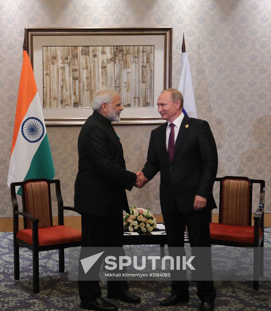 Russian President Vladimir Putin participates in BRICS summit