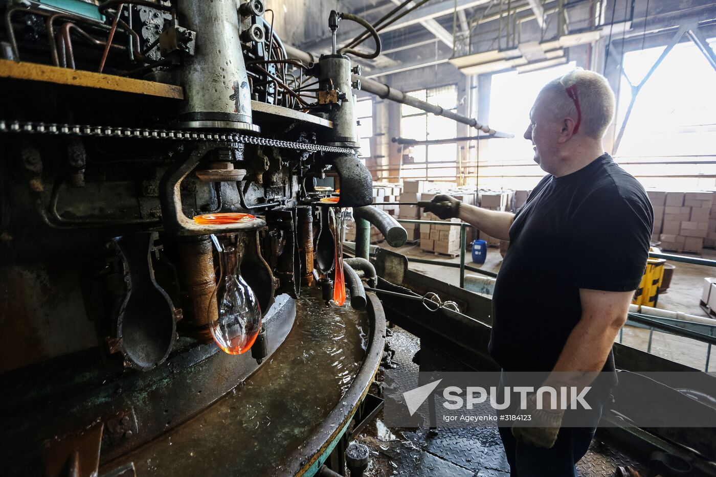 Lighting production in Saransk