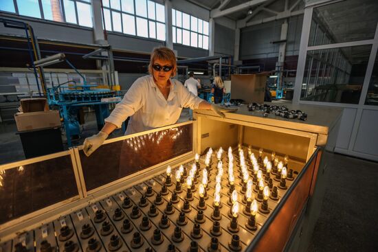 Lighting production in Saransk