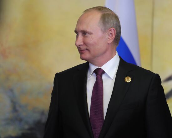 Russian President Vladimir Putin participates in BRICS summit