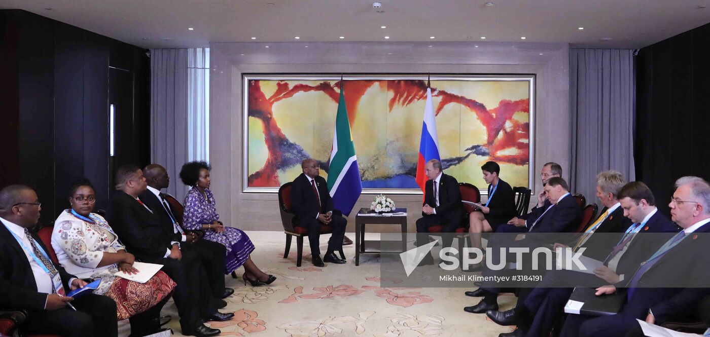 Russian President Vladimir Putin participates in BRICS summit