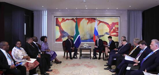 Russian President Vladimir Putin participates in BRICS summit