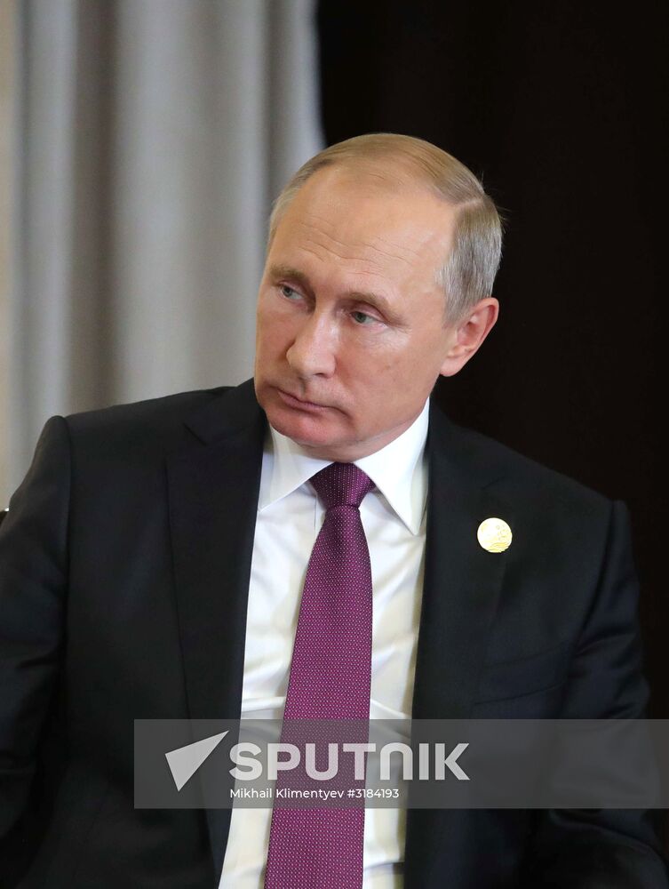 Russian President Vladimir Putin participates in BRICS summit