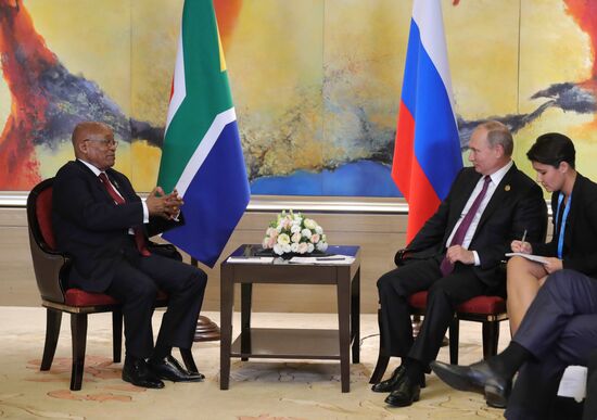 Russian President Vladimir Putin participates in BRICS summit