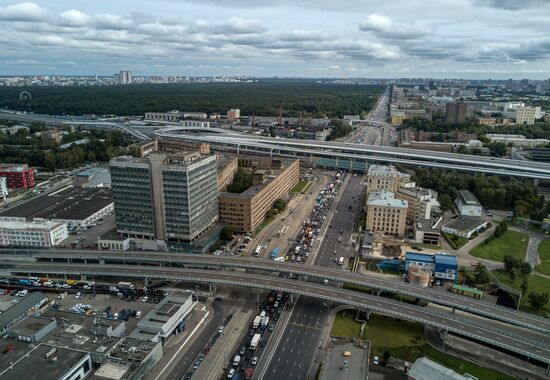 Overpass at Northeast Chord and Prospekt Budennogo interchange opened for traffic