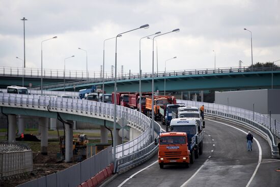 Overpass at Northeast Chord and Prospekt Budennogo interchange opened for traffic