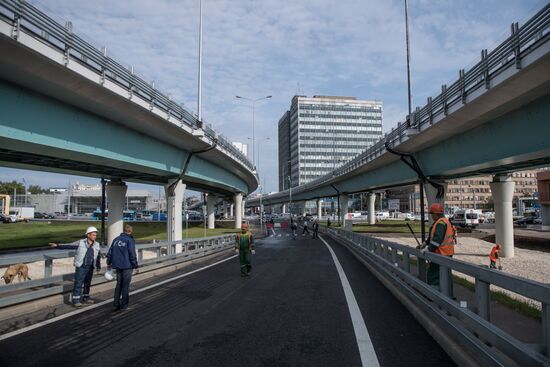 Overpass at Northeast Chord and Prospekt Budennogo interchange opened for traffic