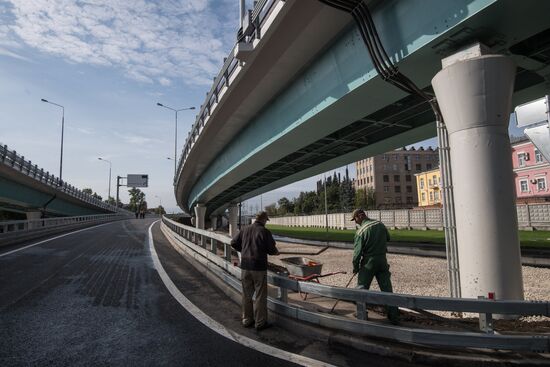 Overpass at Northeast Chord and Prospekt Budennogo interchange opened for traffic