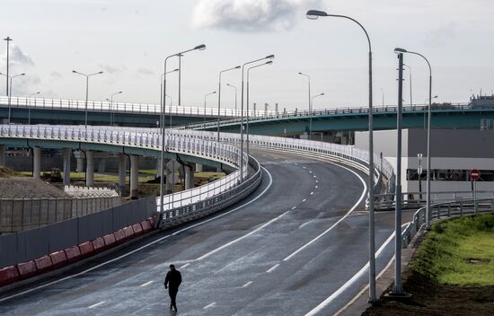 Overpass at Northeast Chord and Prospekt Budennogo interchange opened for traffic