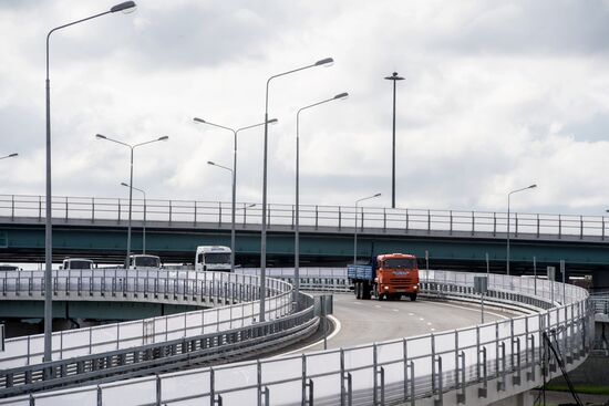 Overpass at Northeast Chord and Prospekt Budennogo interchange opened for traffic