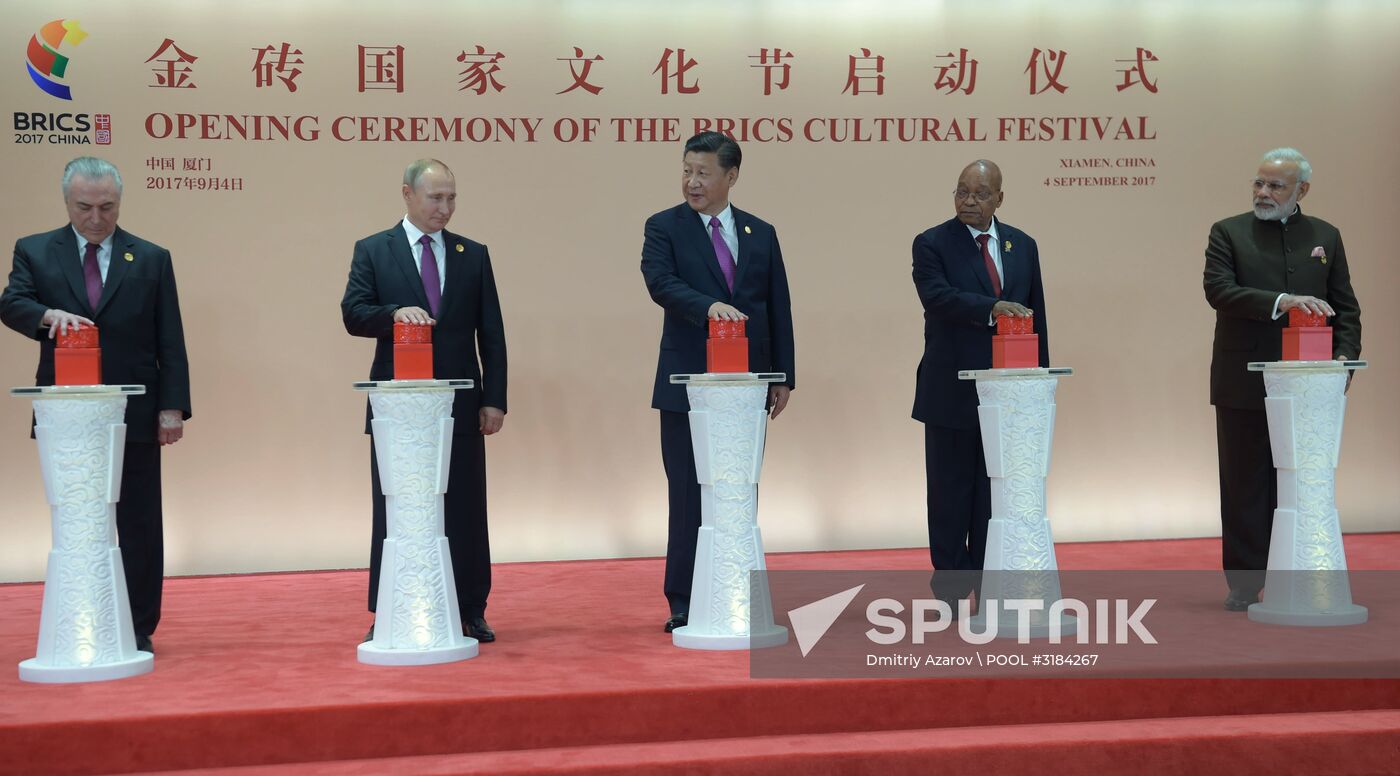 Russian President Vladimir Putin participates in BRICS summit