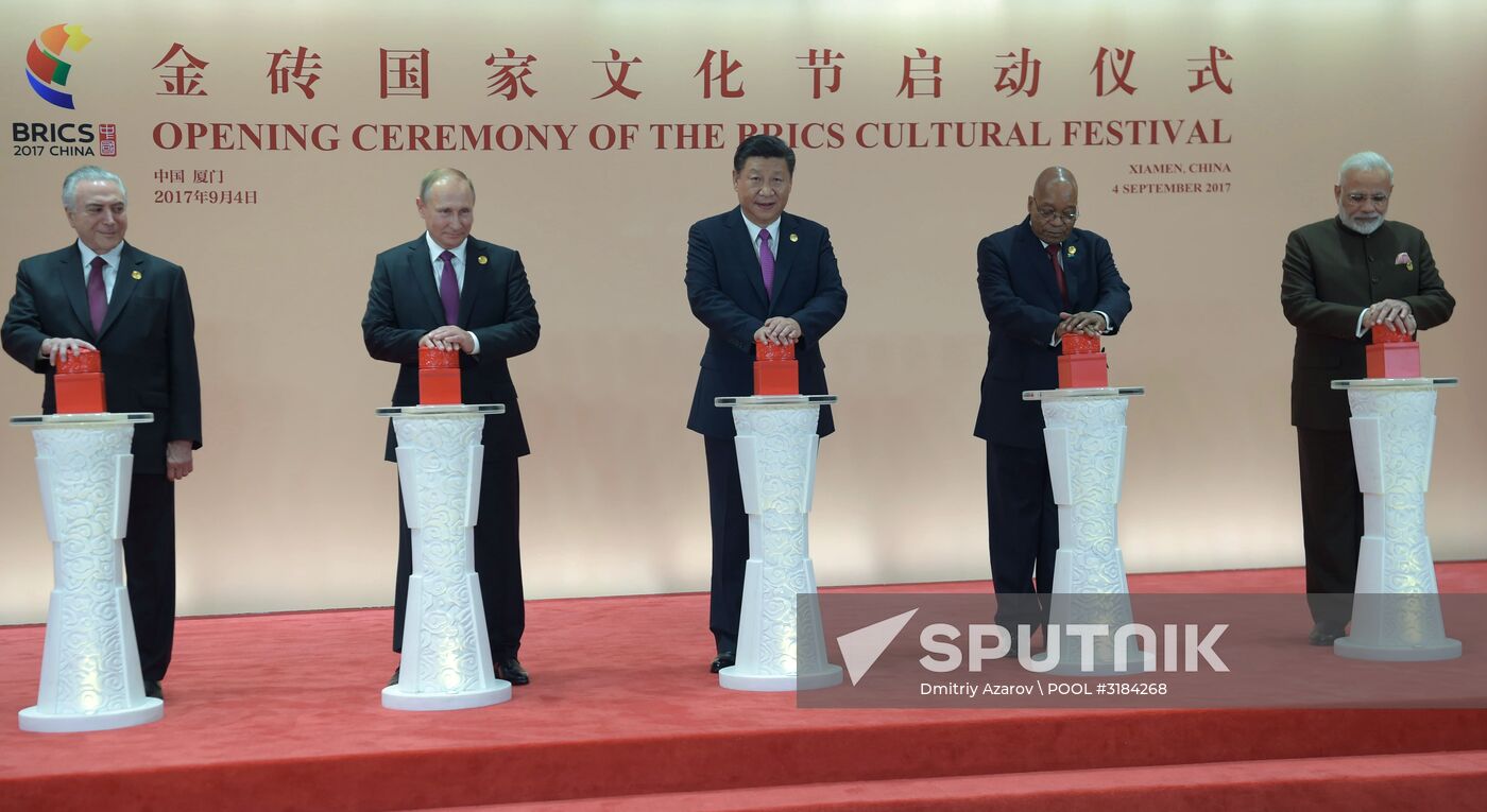 Russian President Vladimir Putin participates in BRICS summit