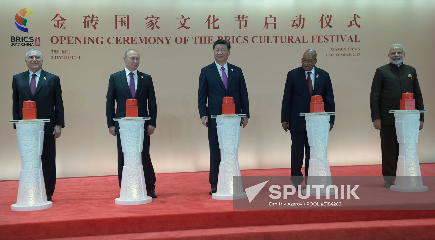 Russian President Vladimir Putin participates in BRICS summit