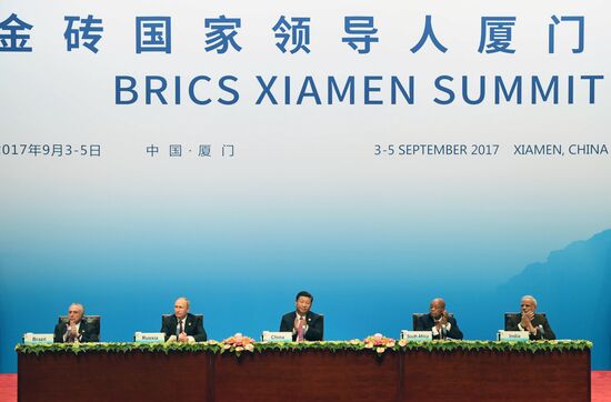Russian President Vladimir Putin participates in BRICS summit