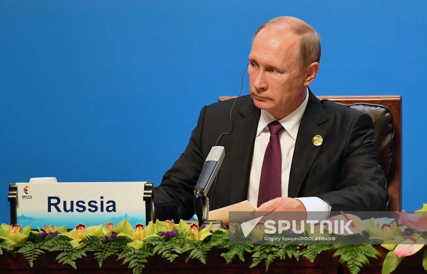 Russian President Vladimir Putin participates in BRICS summit