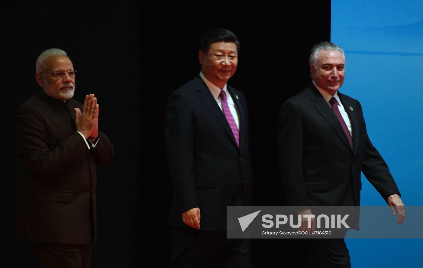 Russian President Vladimir Putin participates in BRICS summit