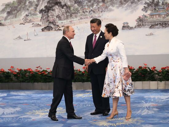 Russian President Vladimir Putin participates in BRICS summit