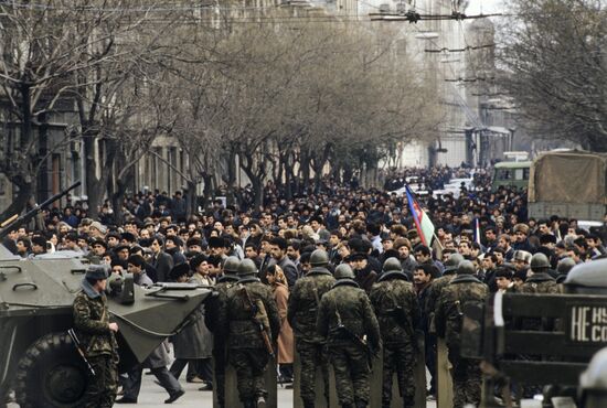 State of emergency declaration in Baku