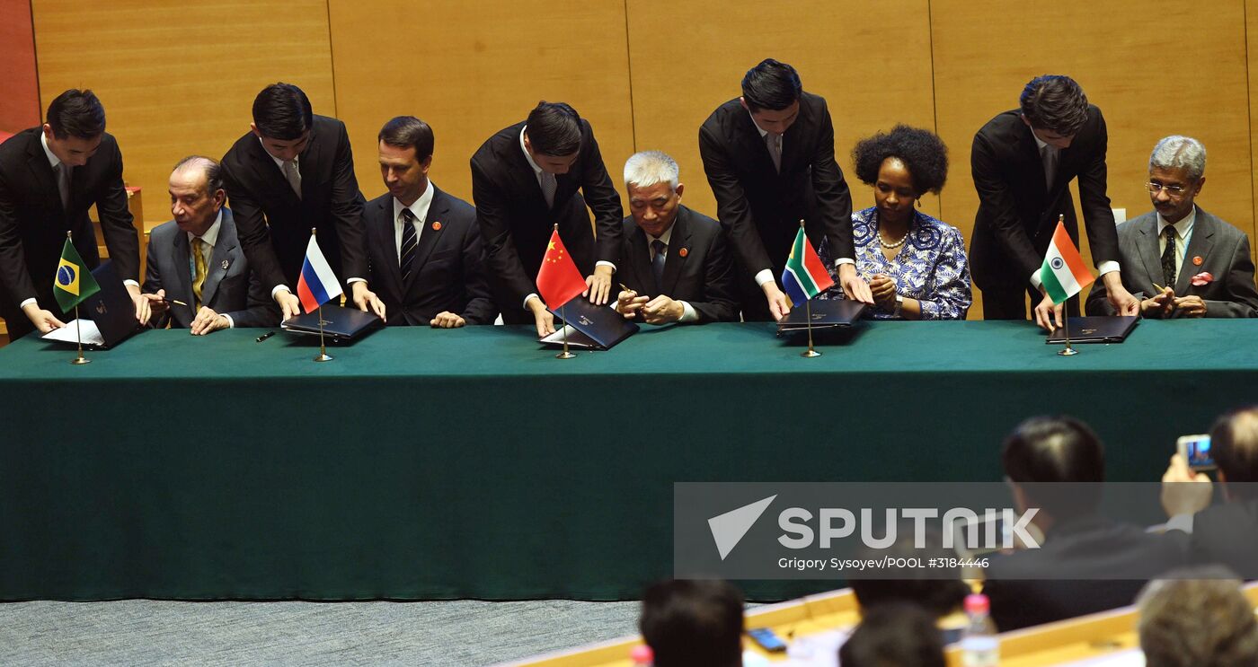 Russian President Vladimir Putin participates in BRICS summit