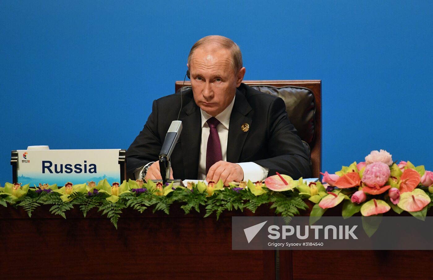 Russian President Vladimir Putin participates in BRICS summit