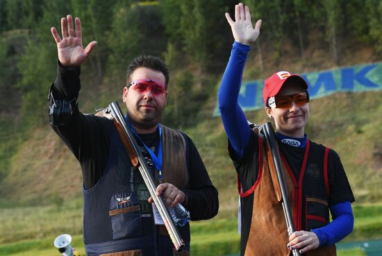 World Championship Shotgun. Mixed Teams. Trap