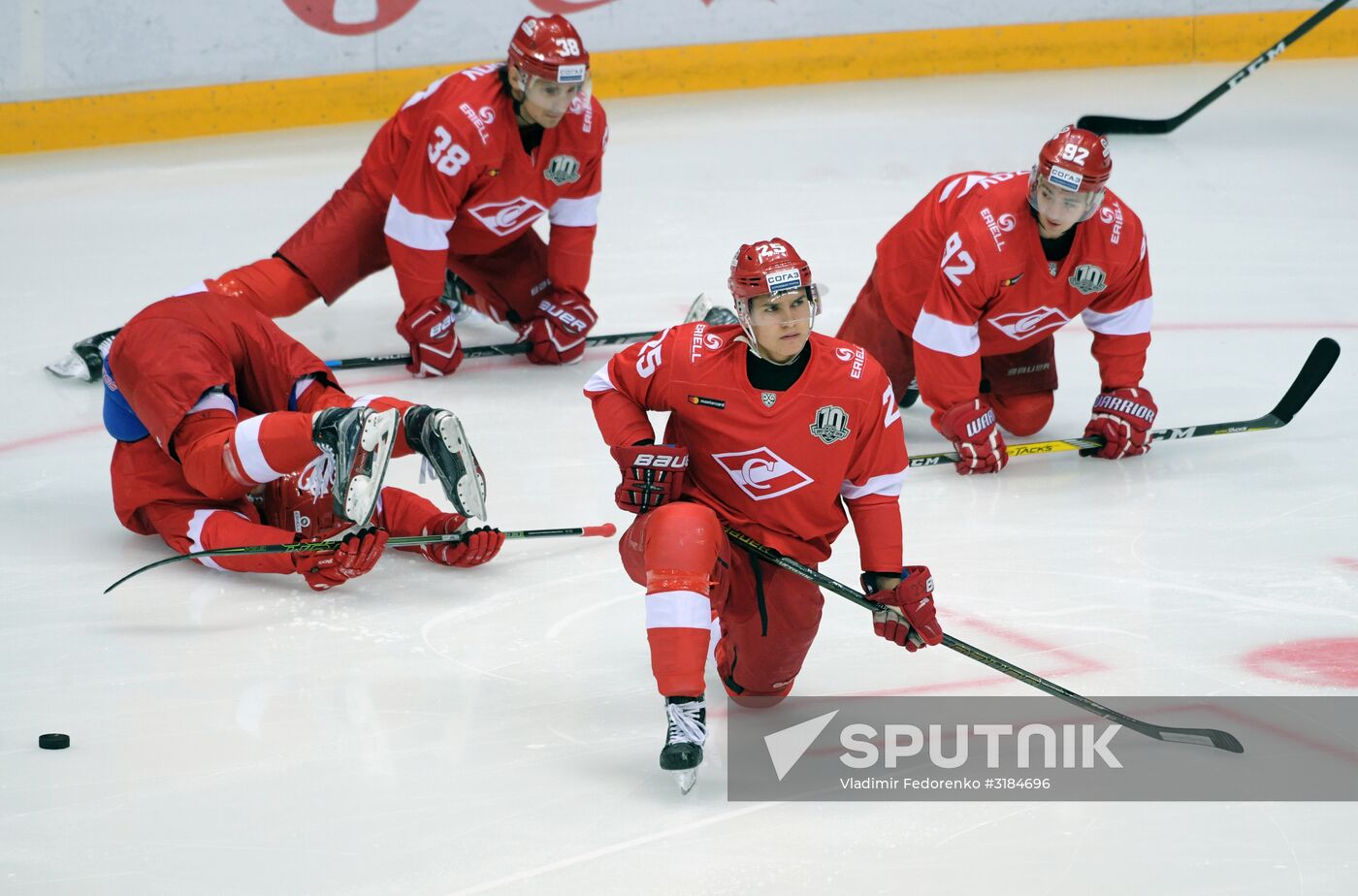 Hockey. KHL. Spartak vs. SKA