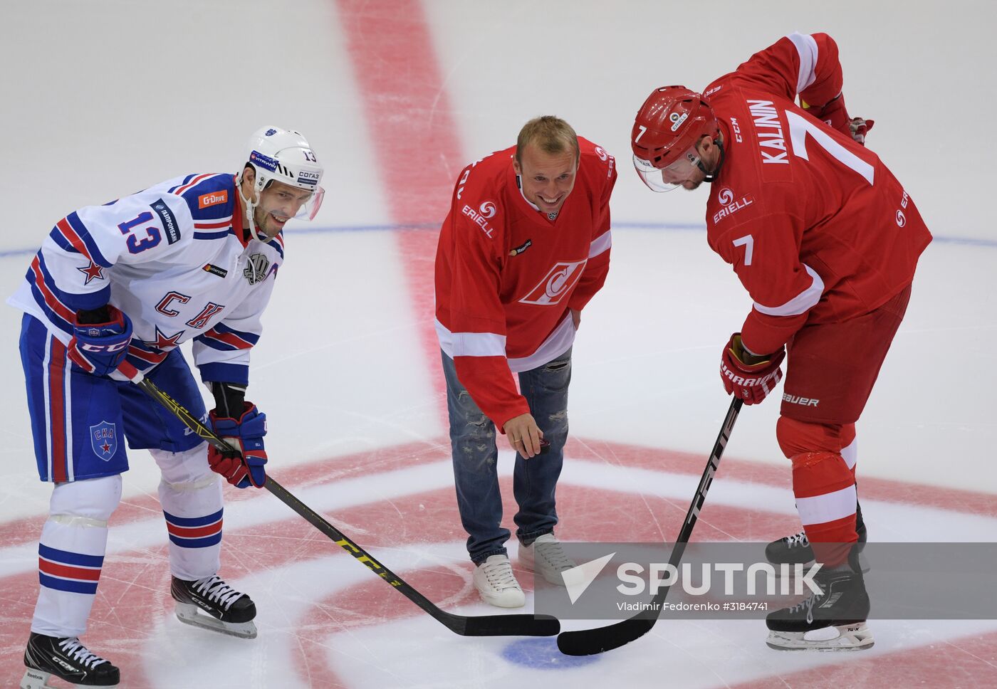 Hockey. KHL. Spartak vs. SKA