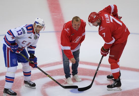 Hockey. KHL. Spartak vs. SKA
