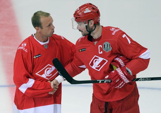 Hockey. KHL. Spartak vs. SKA