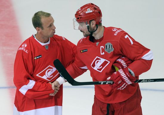 Hockey. KHL. Spartak vs. SKA