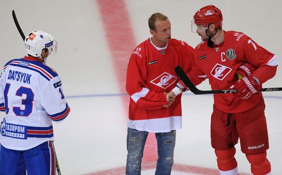 Hockey. KHL. Spartak vs. SKA