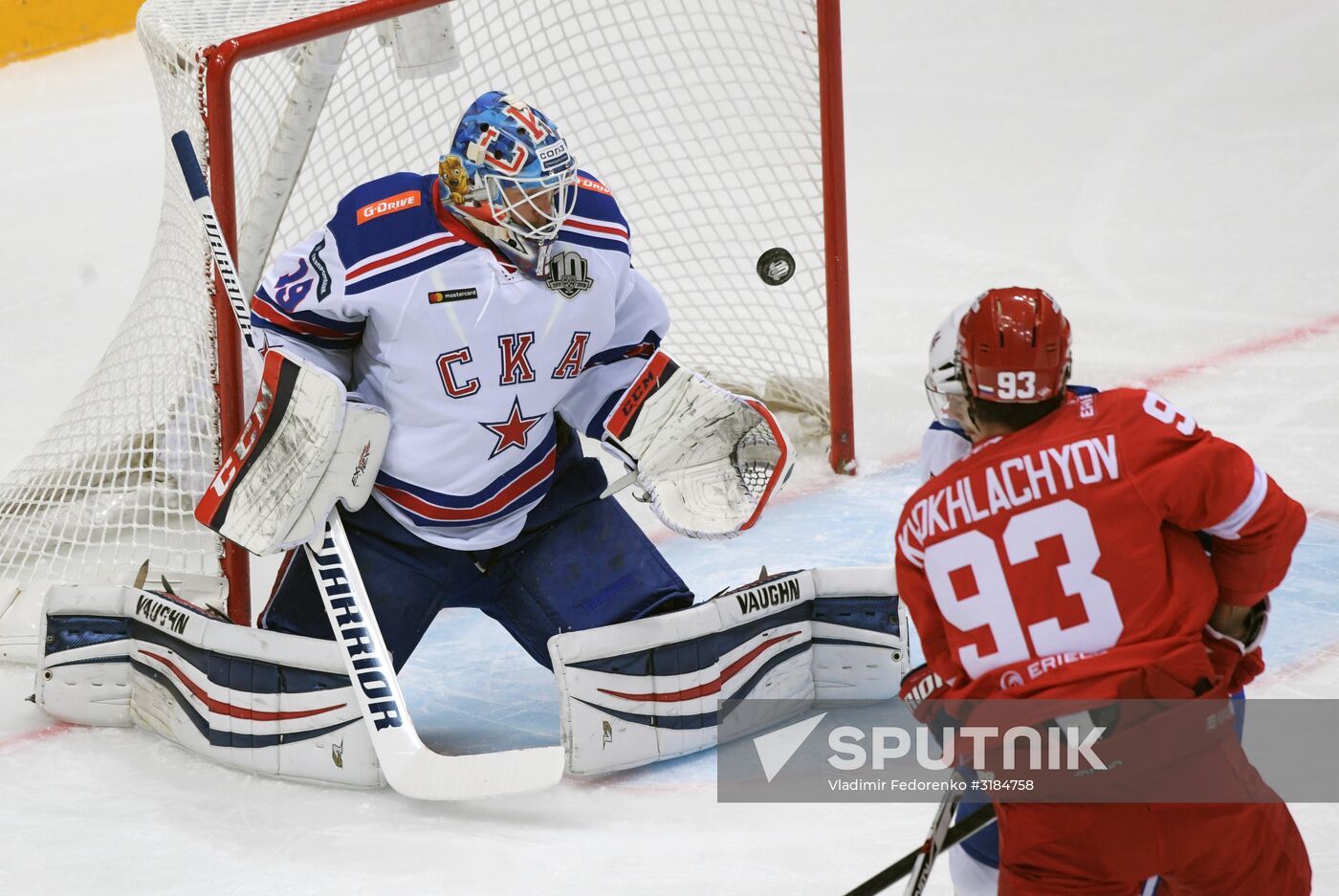 Hockey. KHL. Spartak vs. SKA