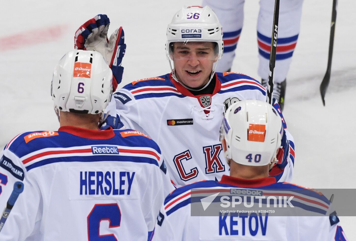 Hockey. KHL. Spartak vs. SKA