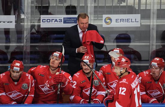 Hockey. KHL. Spartak vs. SKA