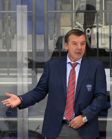 Hockey. KHL. Spartak vs. SKA