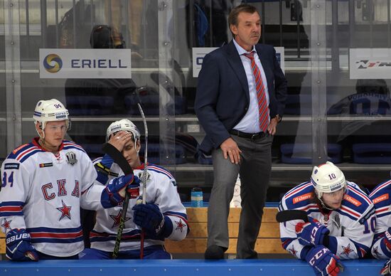 Hockey. KHL. Spartak vs. SKA