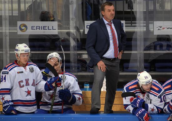 Hockey. KHL. Spartak vs. SKA