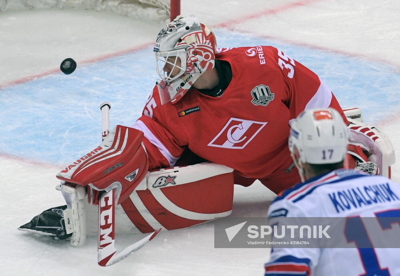 Hockey. KHL. Spartak vs. SKA
