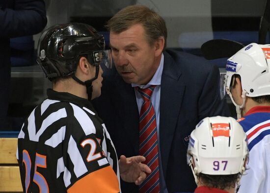 Hockey. KHL. Spartak vs. SKA