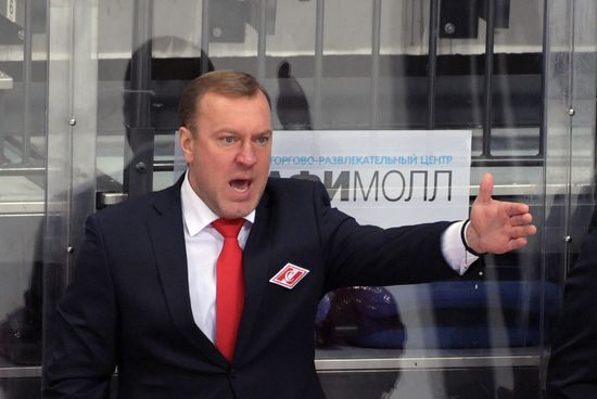 Hockey. KHL. Spartak vs. SKA
