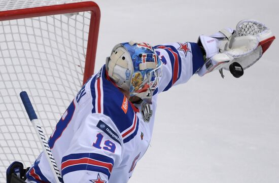Hockey. KHL. Spartak vs. SKA