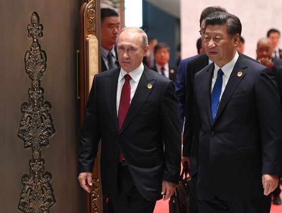 Russian President Vladimir Putin attends BRICS summit. Day two