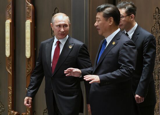Russian President Vladimir Putin attends BRICS summit. Day two